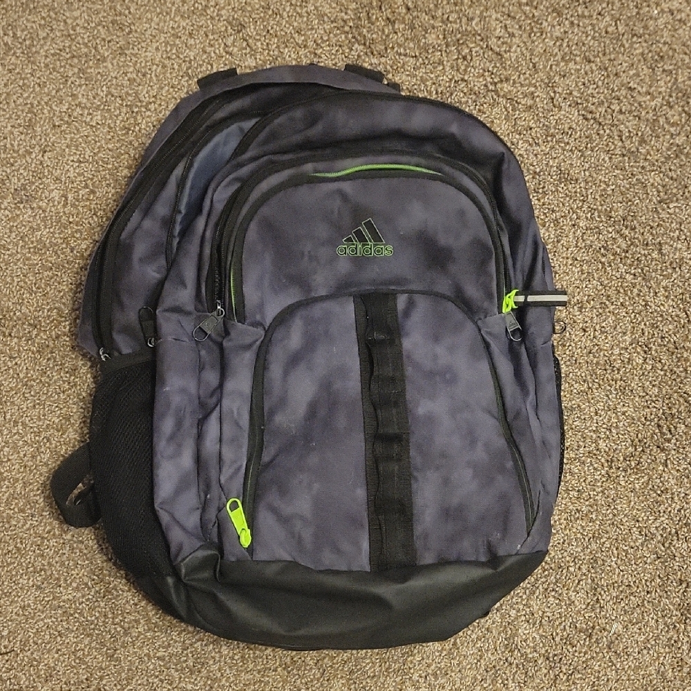 Adidas Gray and Black Men's Backpack